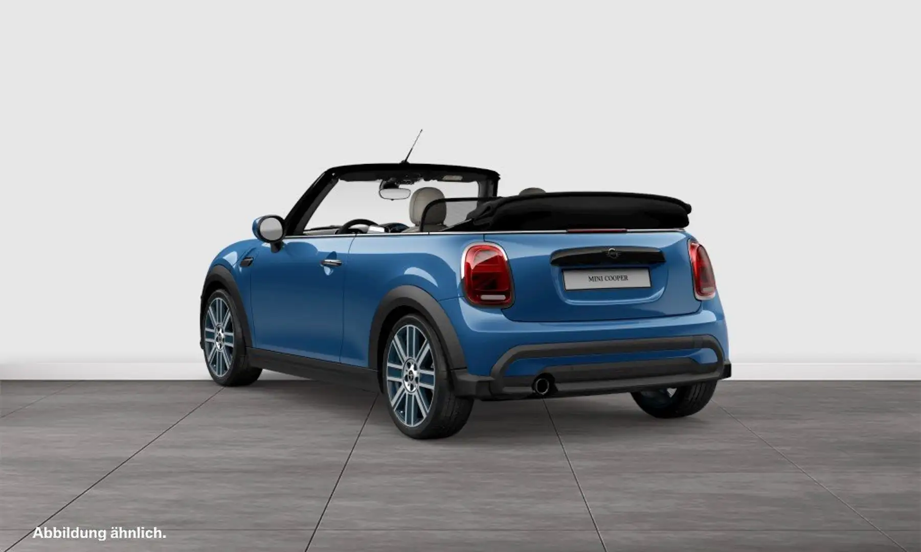 MINI Cooper Cabrio Cooper C abrio RFK NAVI LED PDC V+H DAB Klima Blau - 2