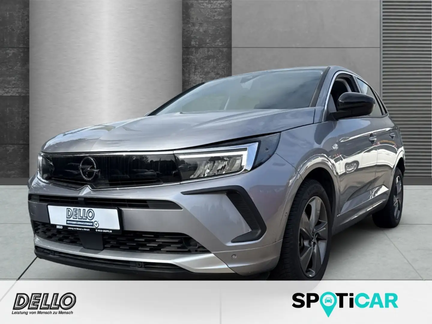Opel Grandland Enjoy 1.2 Turbo LED Sitzhzg AGR Lenkdhzg Klimaauto Gris - 1