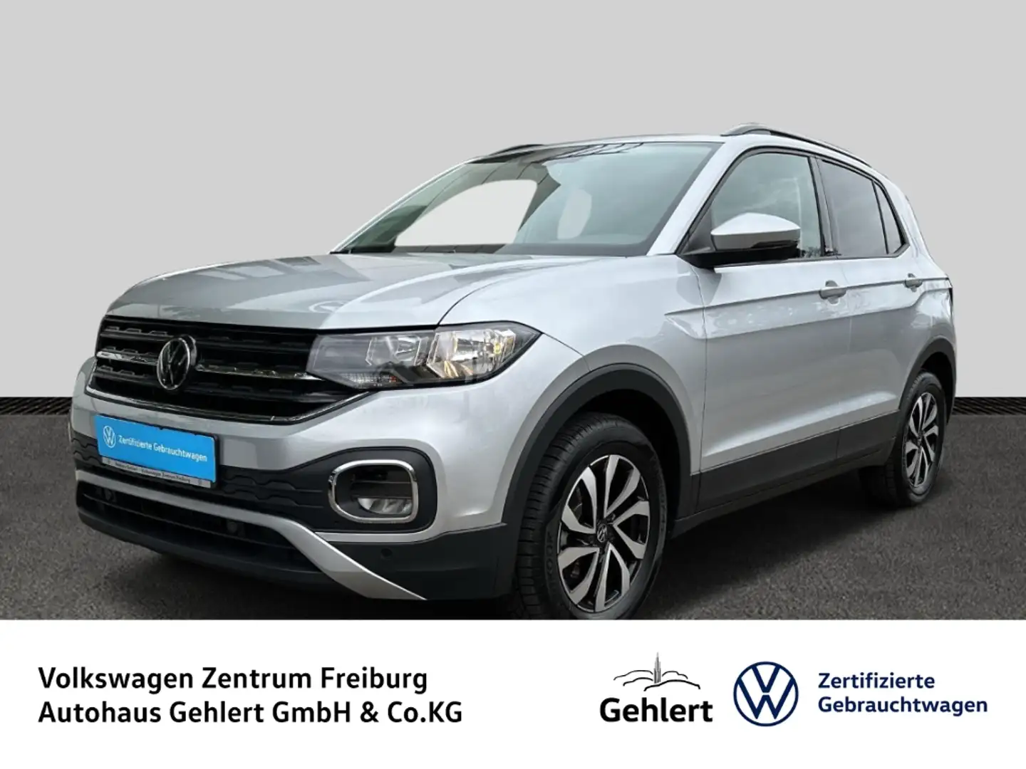 Volkswagen T-Cross Active 1.0 TSI Navi ACC Klima Sitzheizung Zilver - 1