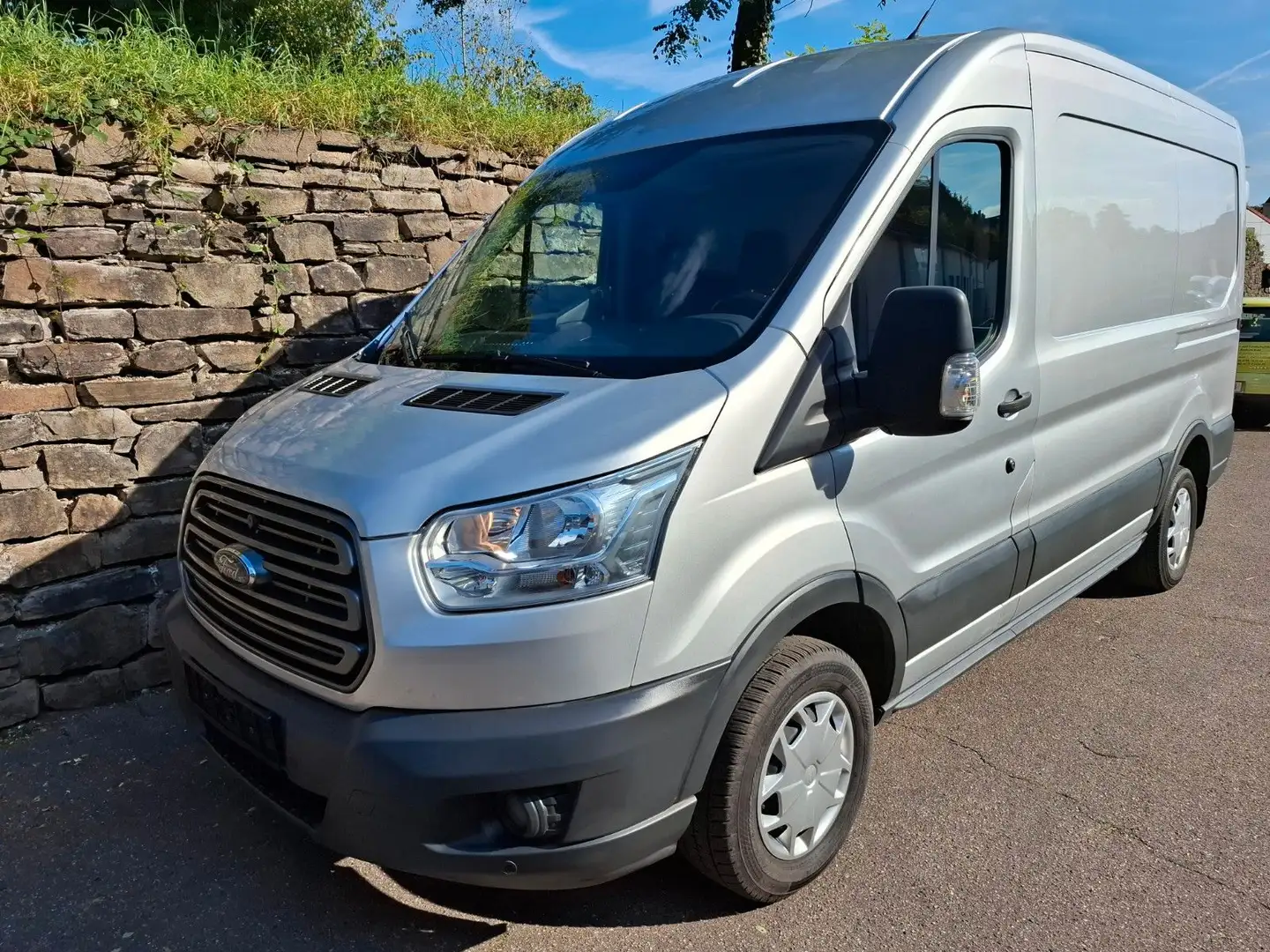 Ford Transit L2H2 Kasten Trend Regale Bott StHz Klima Argent - 1