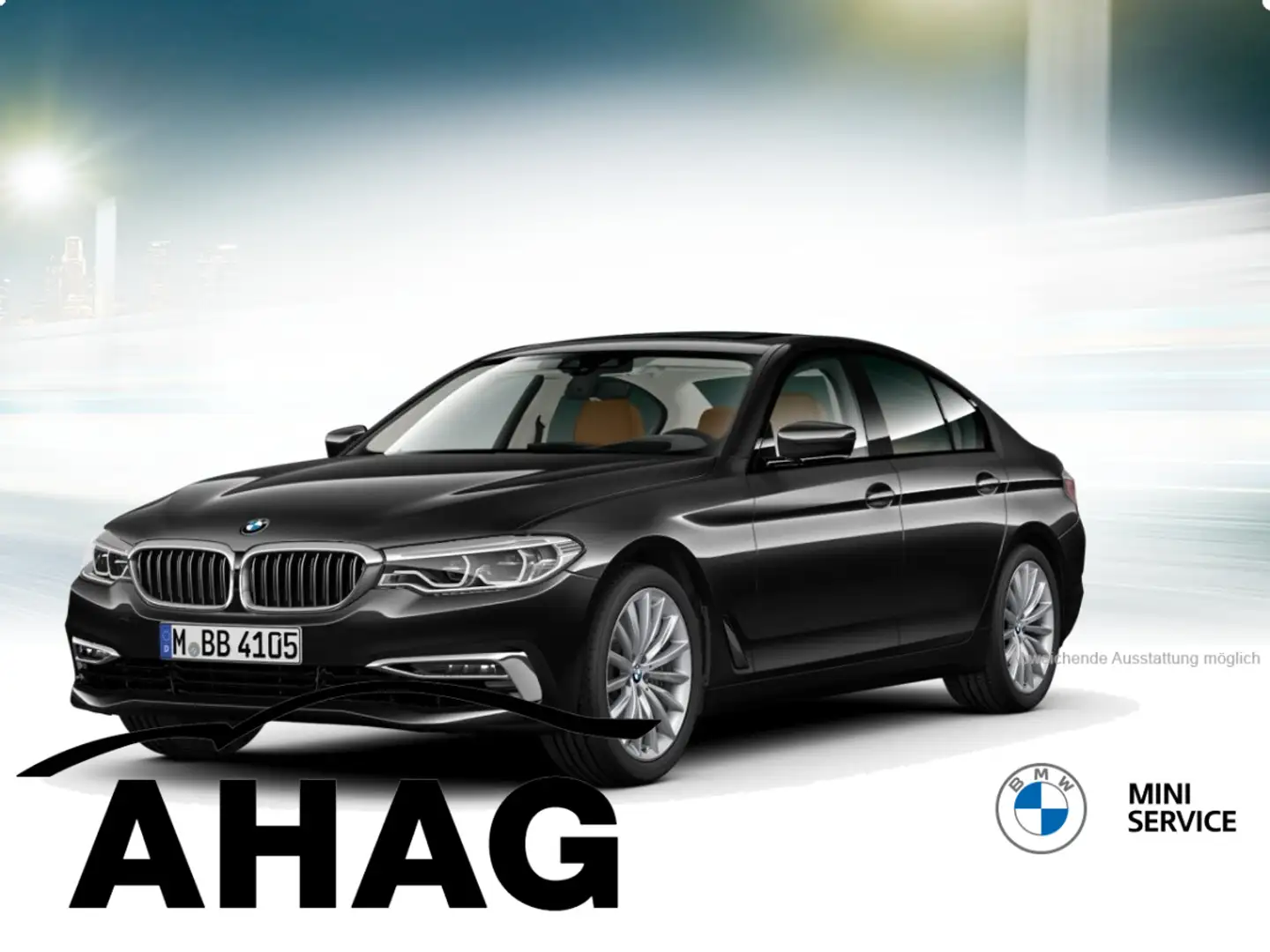 BMW 530 d Luxury Line Innovationsp. Aut. Komfortsitze Noir - 2