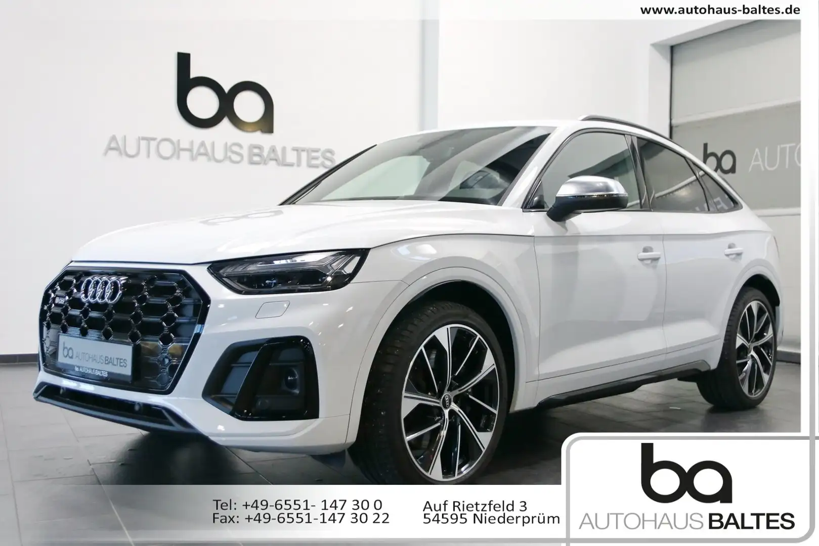 Audi SQ5 SQ5 Sportback 21`/Matrix/NaviPlus/Virtual/AHK Weiß - 1
