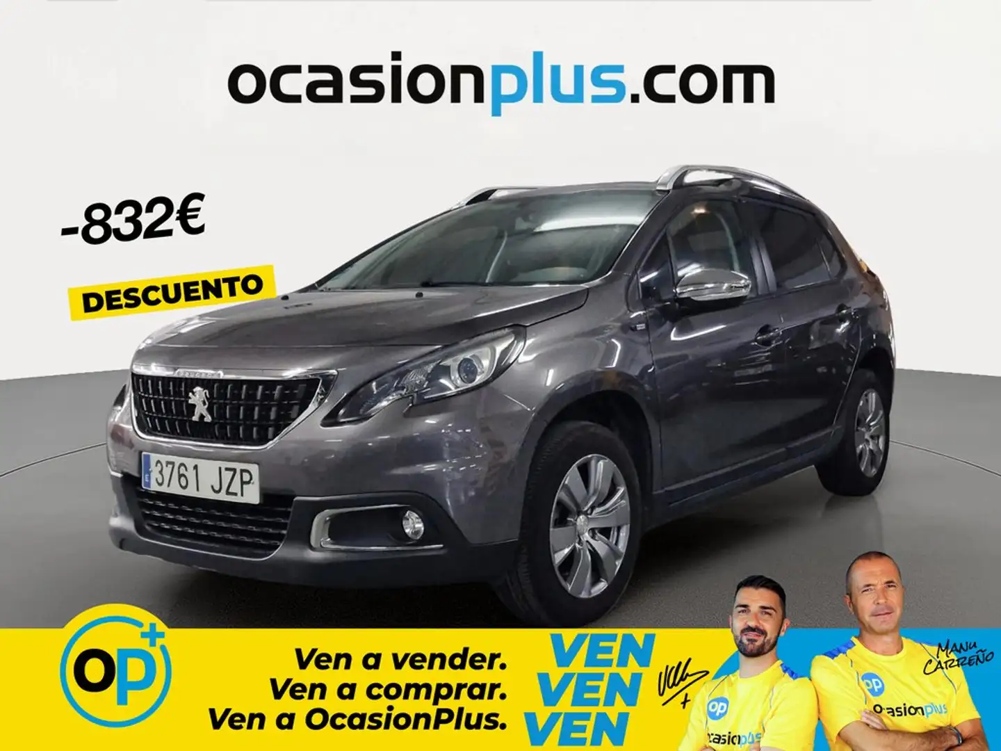 Peugeot 2008 1.2 PureTech Style 82 Gris - 1
