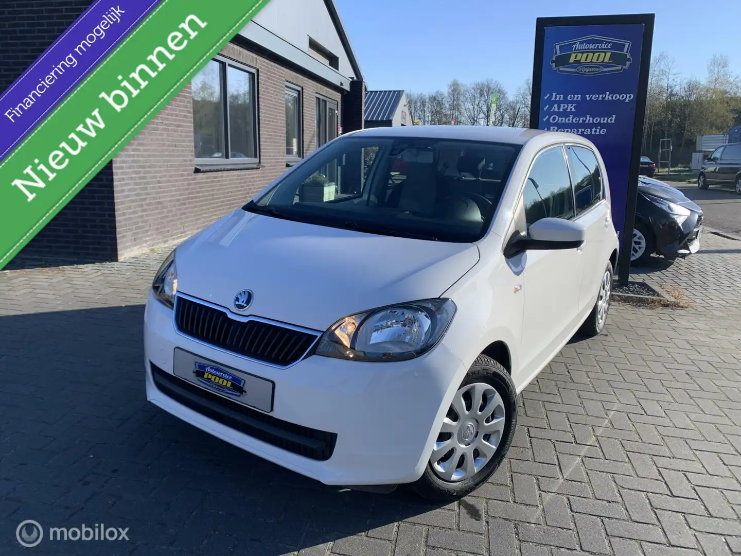 Skoda Citigo 1.0 Greentech Active A/C|Park.sensor | IsoFix Weiß - 1
