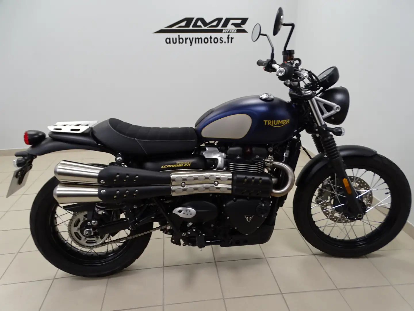 Triumph Scrambler Albastru - 2