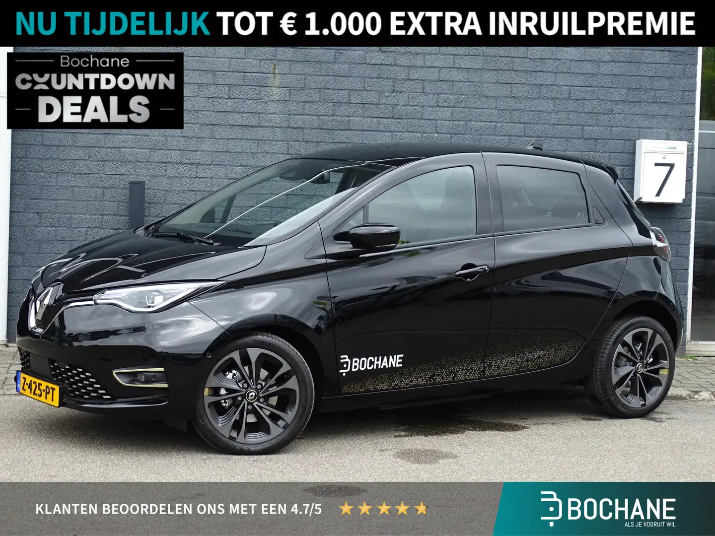 Renault ZOE R135 Iconic 52 kWh (Koopaccu) PACK WINTER / METALL Zwart - 1