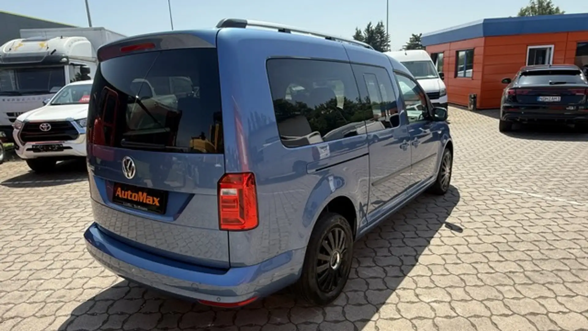 Volkswagen Caddy Maxi 7 Sitzer Rfk Klima Tempomat Bleu - 2
