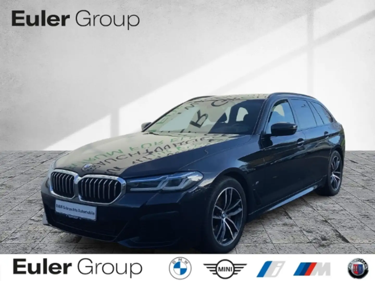 BMW 520 d xDrive Touring Sport Laser Luftfed StandHZG Pano Schwarz - 1