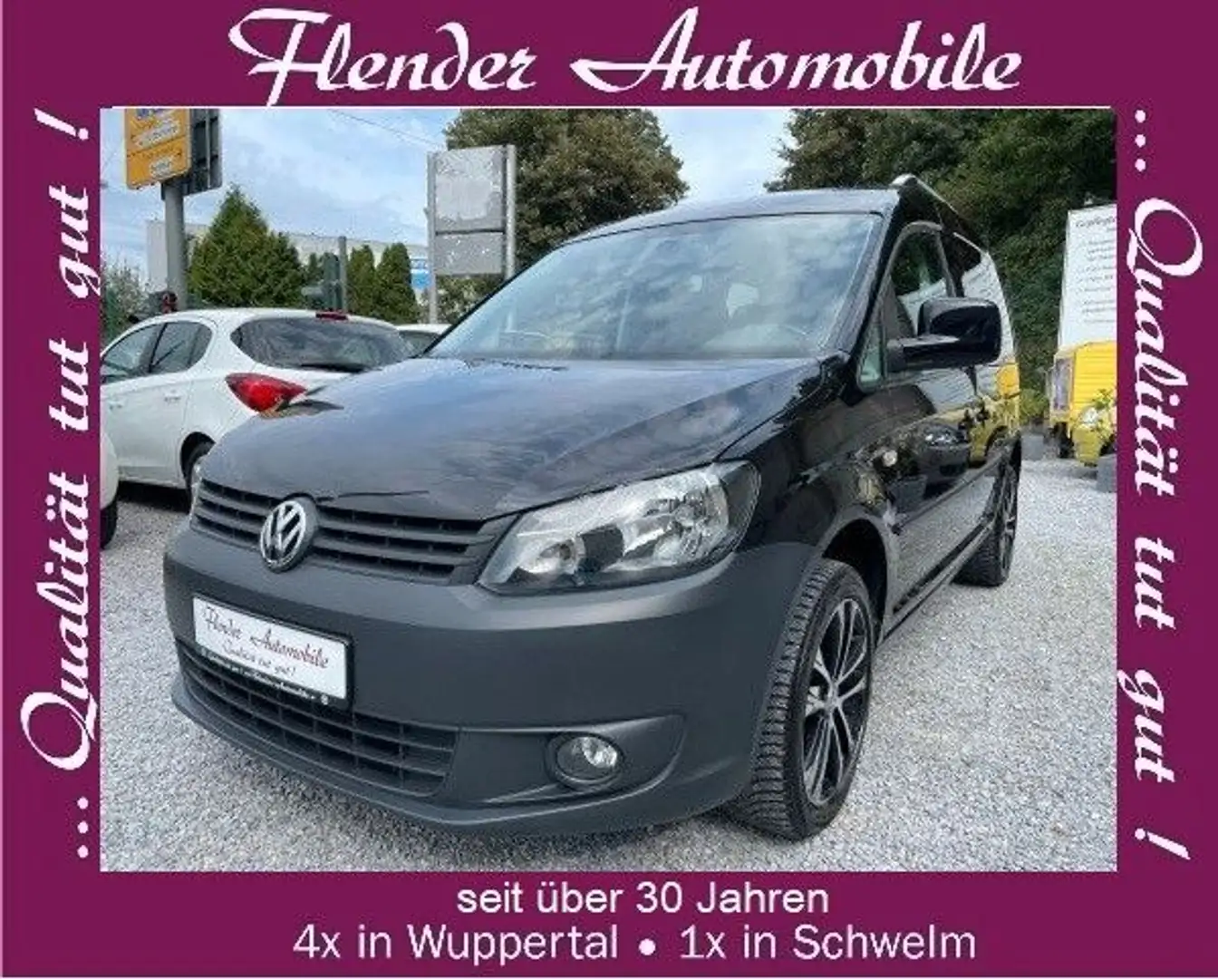 Volkswagen Caddy AHK Abn.,2 Schiebetüren, 3J.Hausgarantie Schwarz - 1