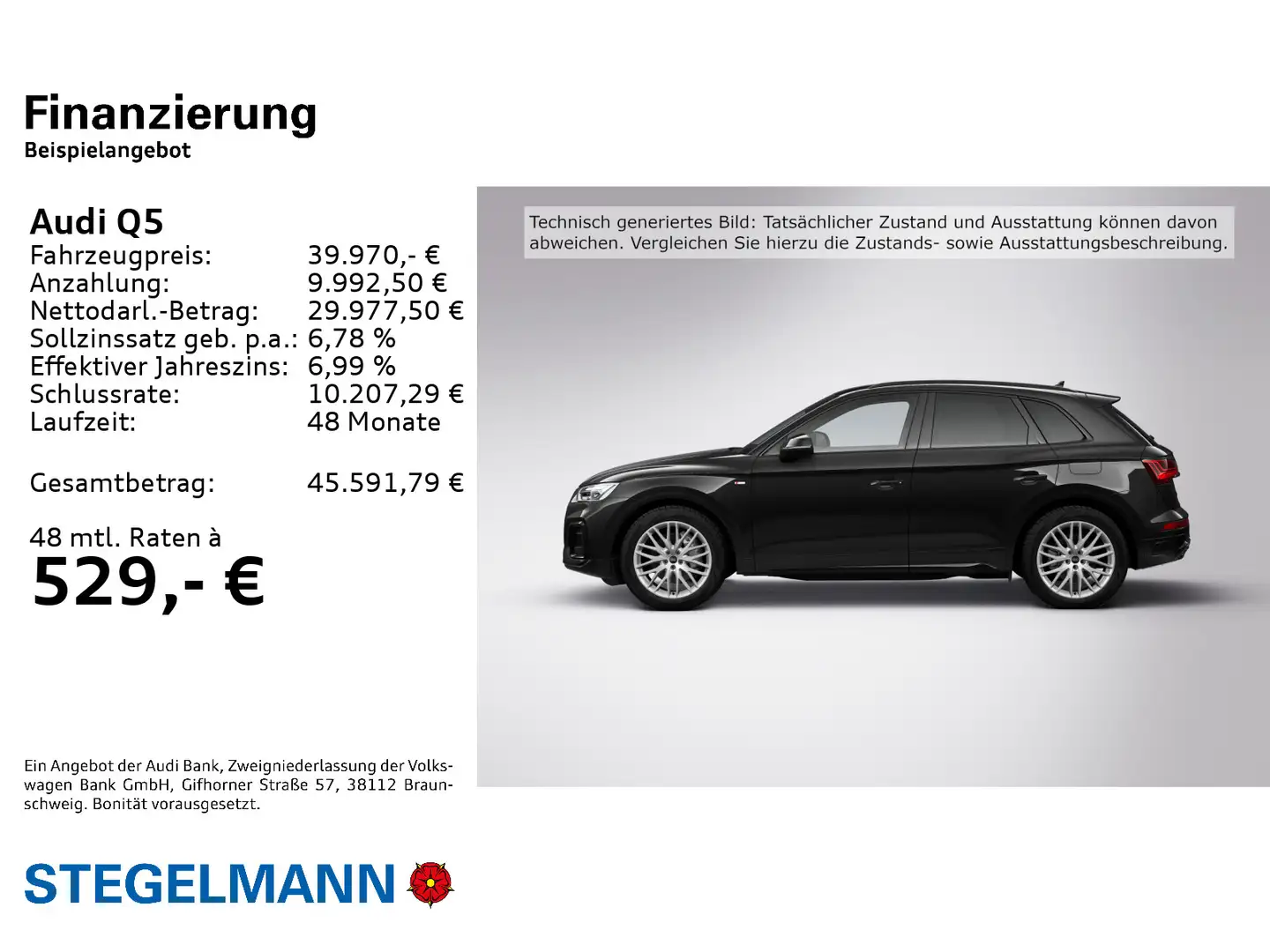 Audi Q5 50 TFSIe qu. S-tronic S-Line *LED*Navi*20 Zol Schwarz - 2