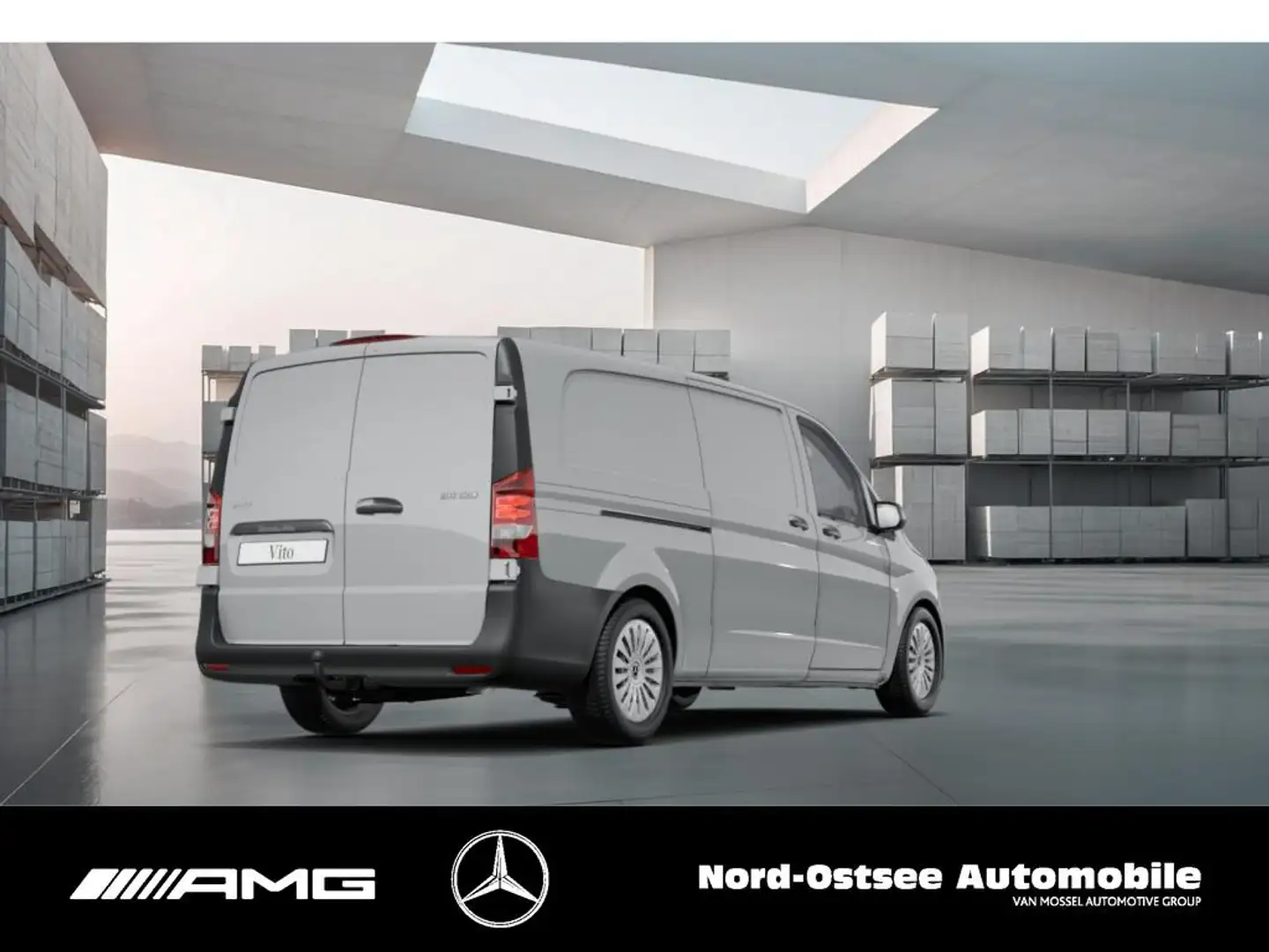 Mercedes-Benz Vito 116 EXTRALANG NEUES MODELL AUTOM AHK KAM Grijs - 2