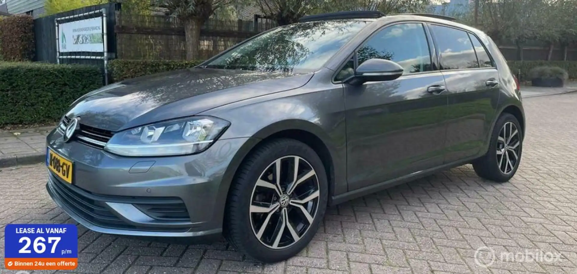 Volkswagen Golf 7.5 1.6 TDI Highline Pano Carplay Leer Gris - 1