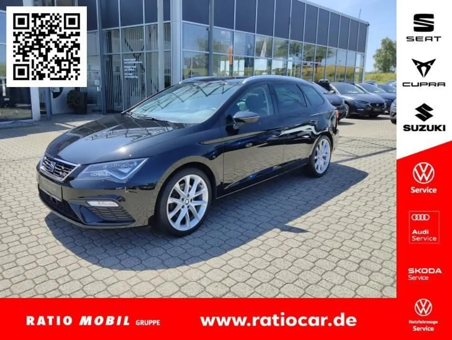 SEAT Leon LEON SPORTSTOURER FR 1.4 TSI NAVI PANORAMAD. SHZ Negro - 1