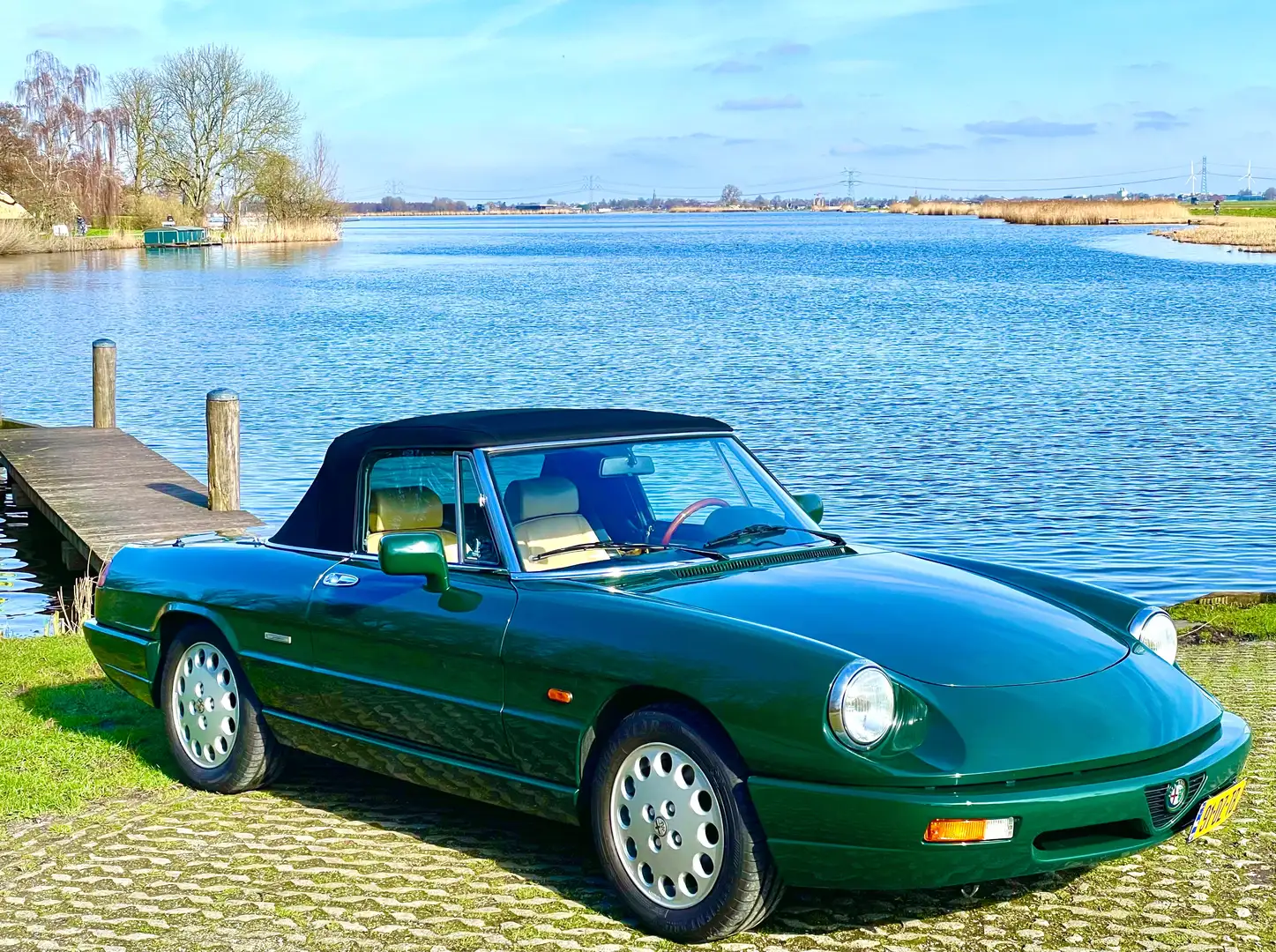 Alfa Romeo Spider Veloce 2000, bouwjaar1993, in bijna nieuwstaat! Zelená - 1