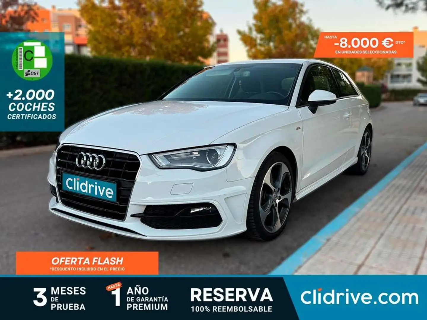 Audi A3 1.6TDI S Line Edition 81kW Blanco - 1