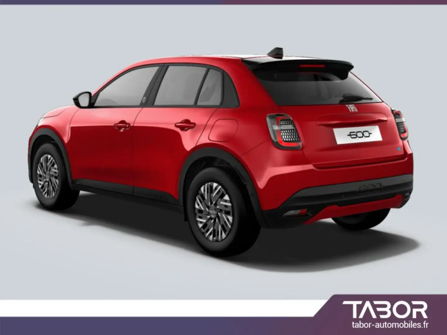 Fiat 600 600e RED LED PDC reg CarPlay 11kWOBC BT Rouge - 2