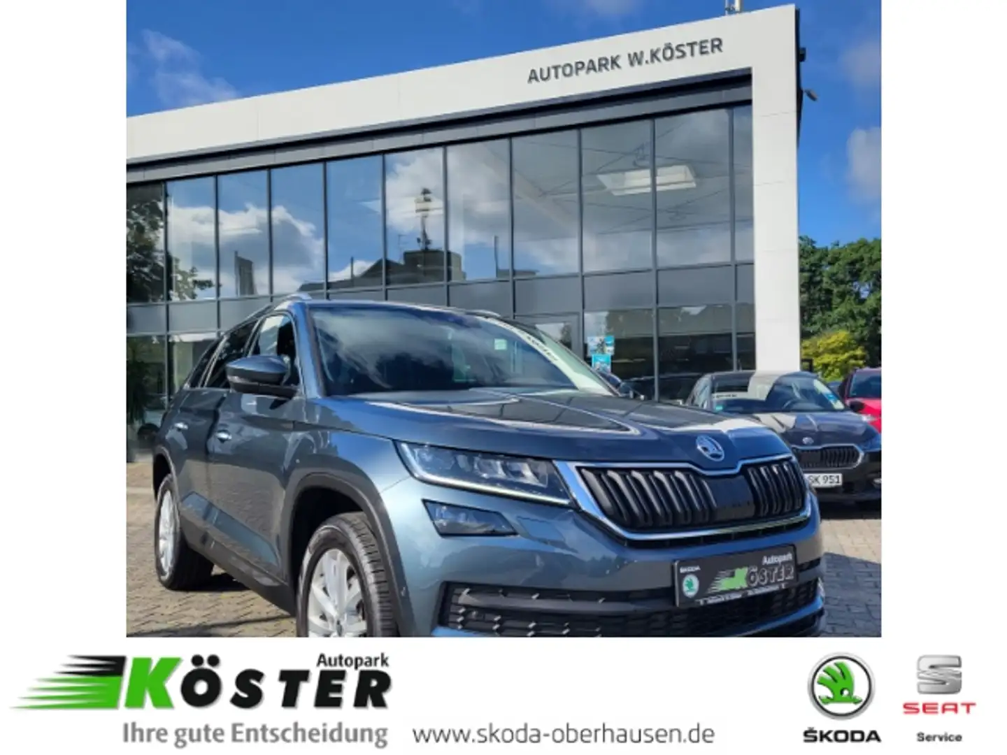 Skoda Kodiaq Style 4x4 1.4 TSI 6 Gang*NAV*PTS*PANO*STDHZ Gri - 1