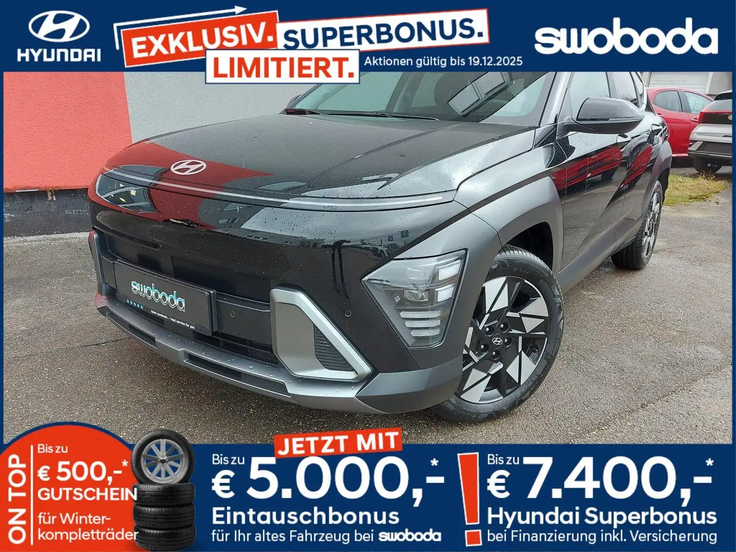 Hyundai KONA Kona HEV (SX2) GO Plus 1.6 GDI 2WD k5hu1-OP6 Schwarz - 1