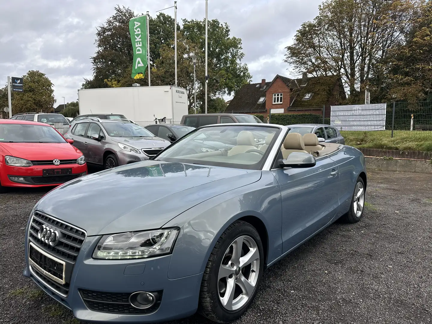 Audi A5 2.0 TFSI Cabrio*PDC*SHZ*NAVI*LED Blau - 1