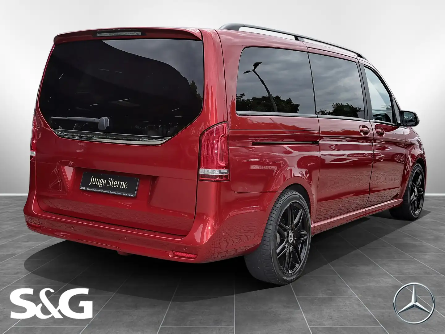 Mercedes-Benz V 300 d AVANTGARDE ED. Lang AMG DISTRO Stndhzg Red - 2