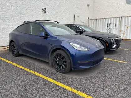 Blue 2022 Tesla Model Y SUV / Crossover All-Wheel Drive 1-Speed Automatic