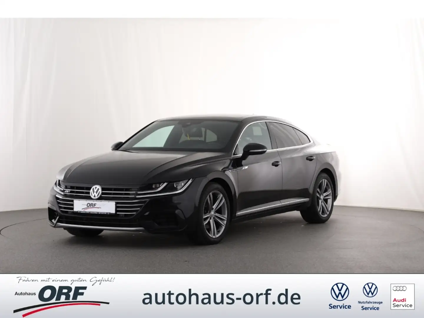 Volkswagen Arteon 2.0 TSI R-Line DSG LED ACC ALARM VIRTUAL MASSAGE Schwarz - 1