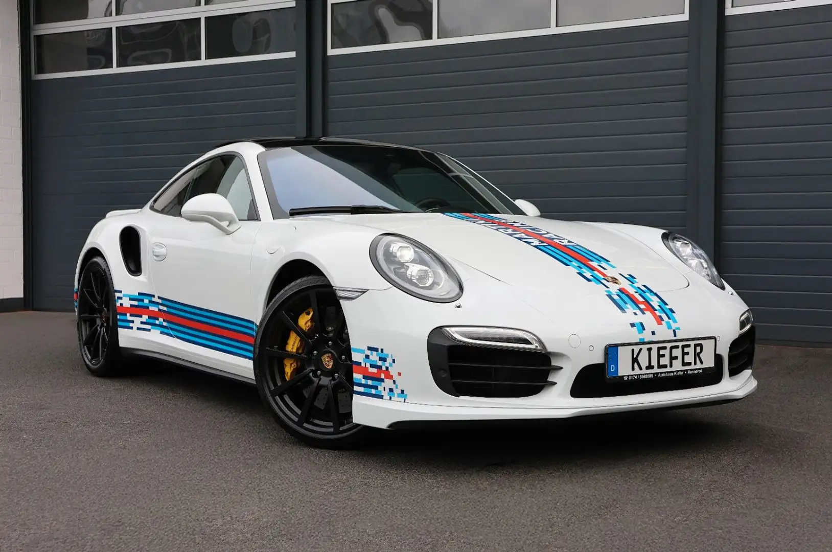 Porsche 991 Turbo S 911 Coupé AWD/BOSE/PANO/SHZ/SBL/R20 Blanc - 1