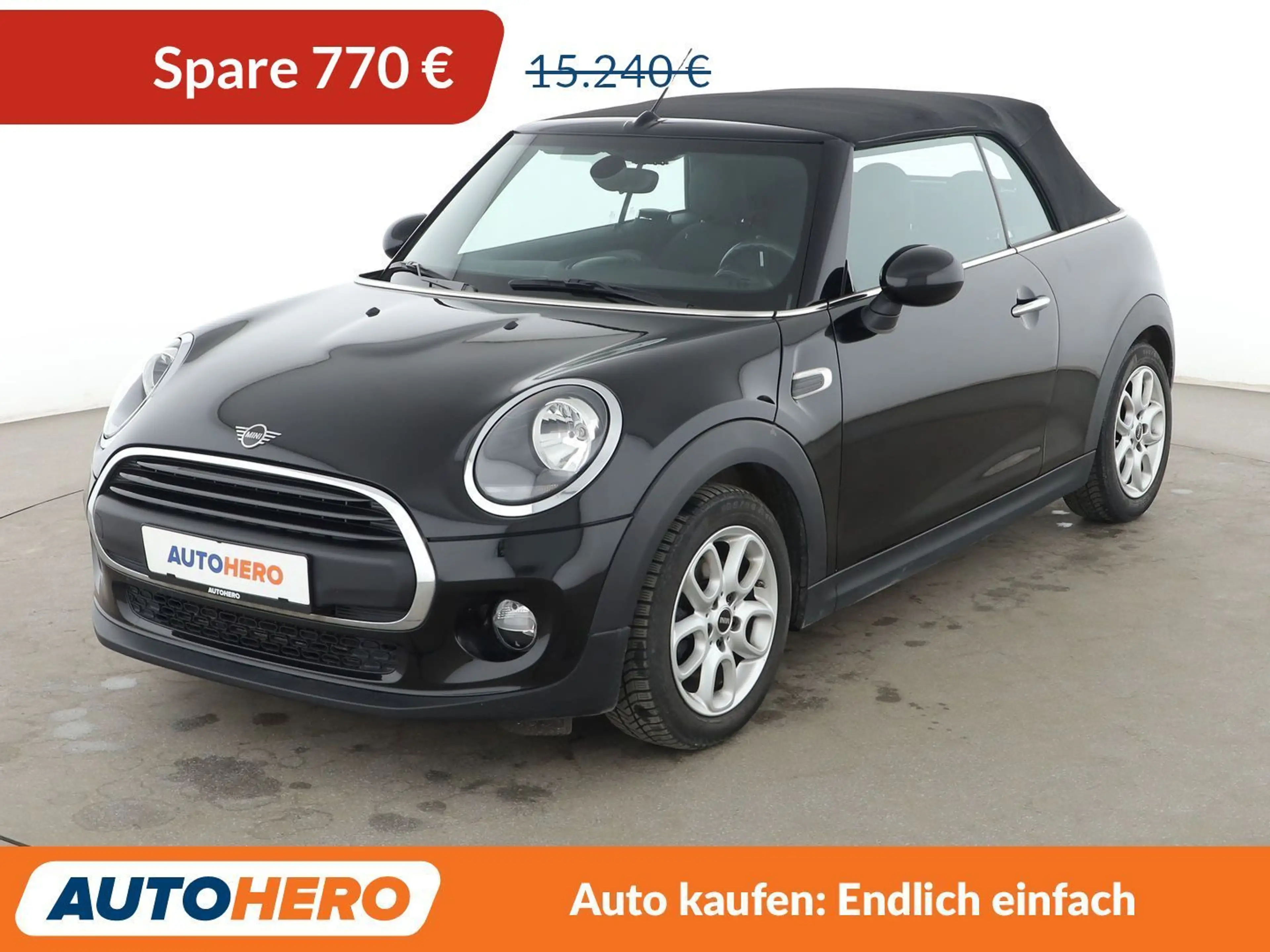 MINI One Cabrio One*TEMPO*PDC*SHZ*LIM*KLIMA*ALU*BLUETOOTH*