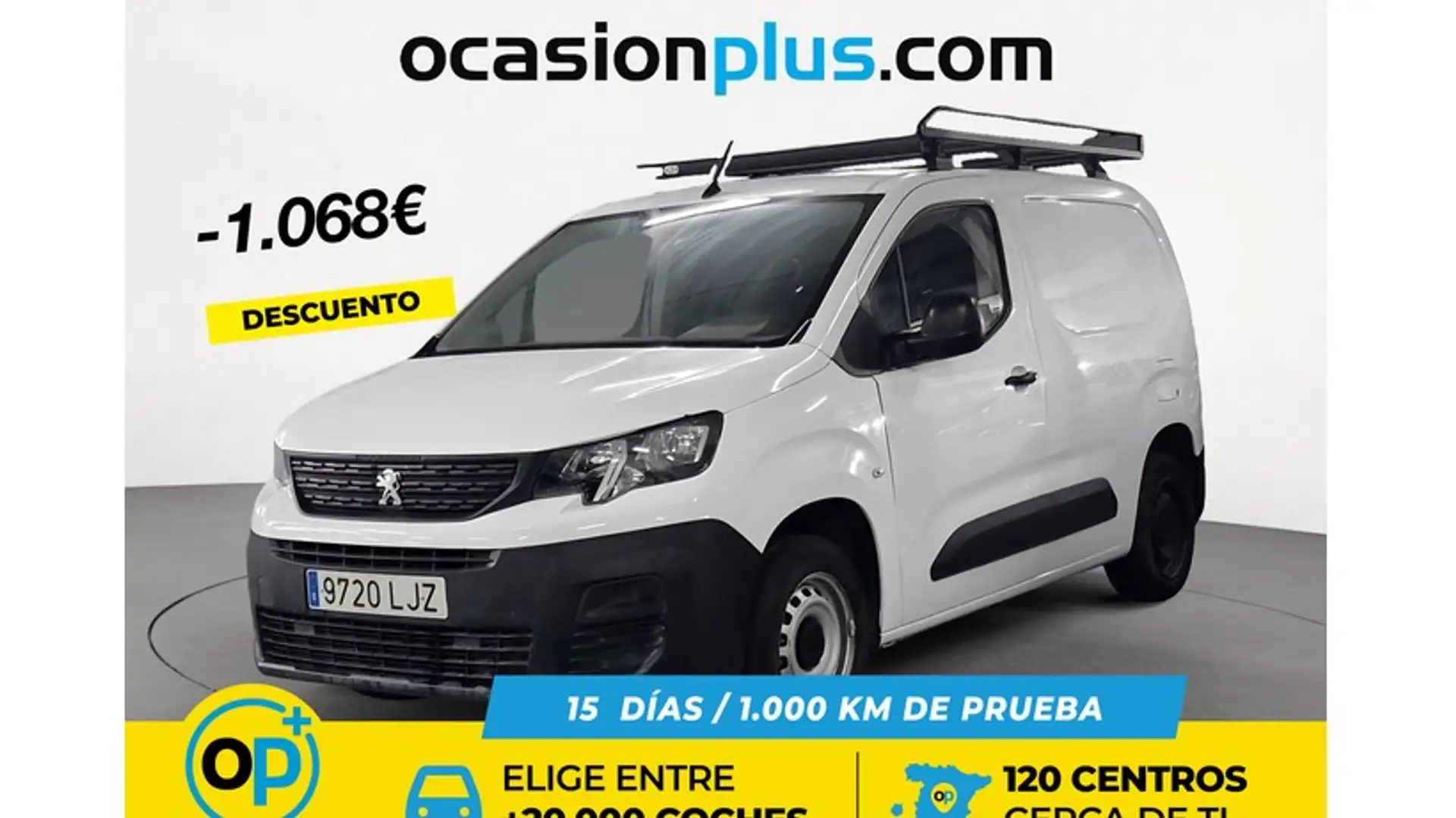 Peugeot Partner 1.5BlueHDI S&S Pro Standard 600kg 100 Blanc - 1