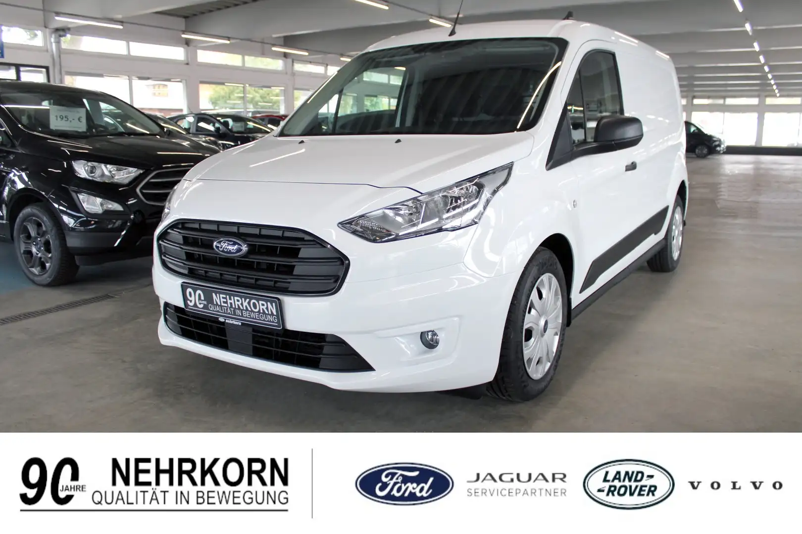 Ford Transit Connect 220 L2 Trend LANG 3-Sitzer Klima + Scheibenheizung Weiß - 1