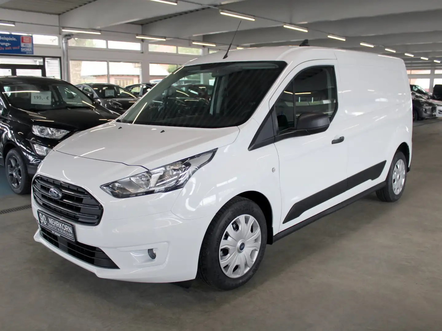 Ford Transit Connect 220 L2 Trend LANG 3-Sitzer Klima + Scheibenheizung Weiß - 2