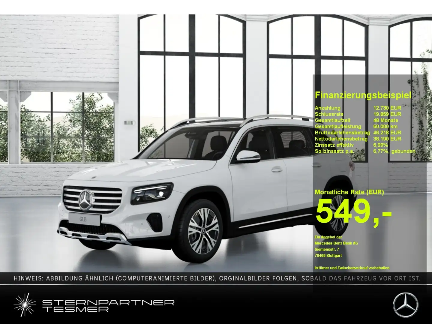 Mercedes-Benz GLB 200 d #PANO #DISTRONIC #MULTIBEAM #KEYLESS Weiß - 1