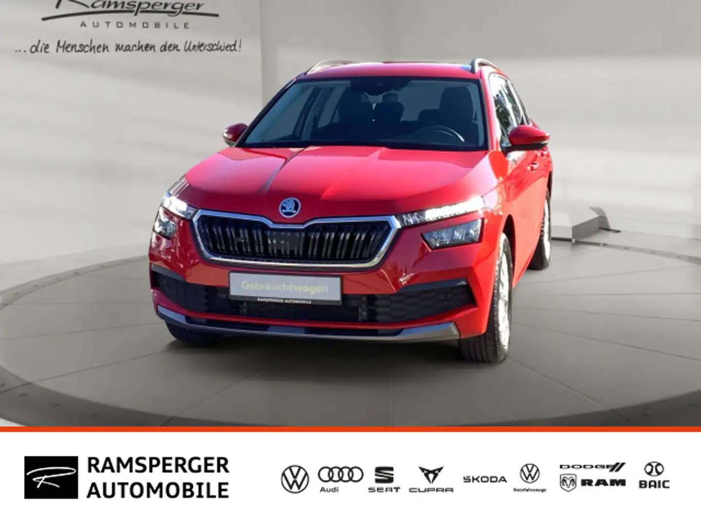 Skoda Kamiq 1.0 TSI Ambition AHK GRA LED SHZ Climatron Rot - 1