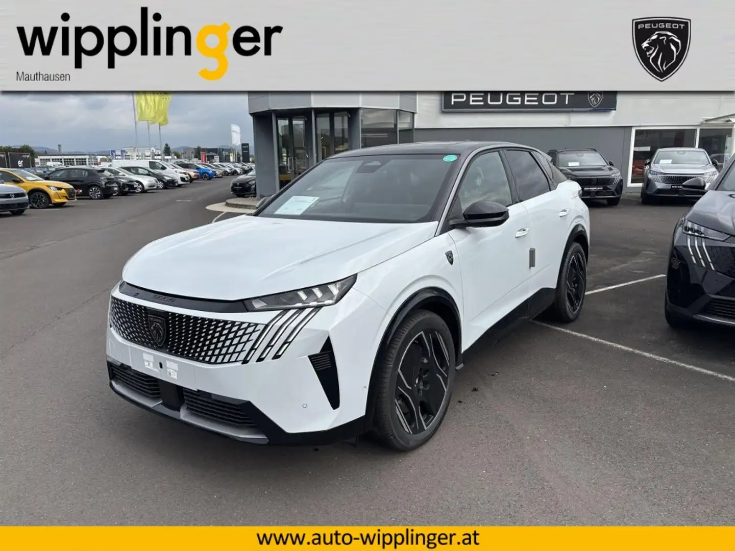 Peugeot 3008 e-3008 Dual 325 AWD Batterie 73 kwh Weiß - 1