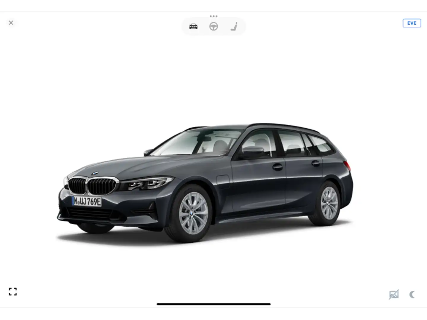BMW 330 e Touring Gris - 1