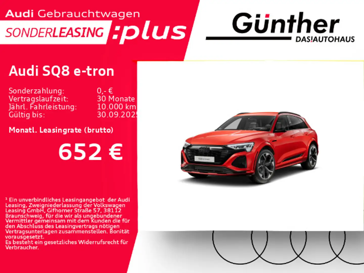 Audi SQ8 e-tron +360°+22 KW ONBOARD+DIGITAL MATRIX+ Rot - 1