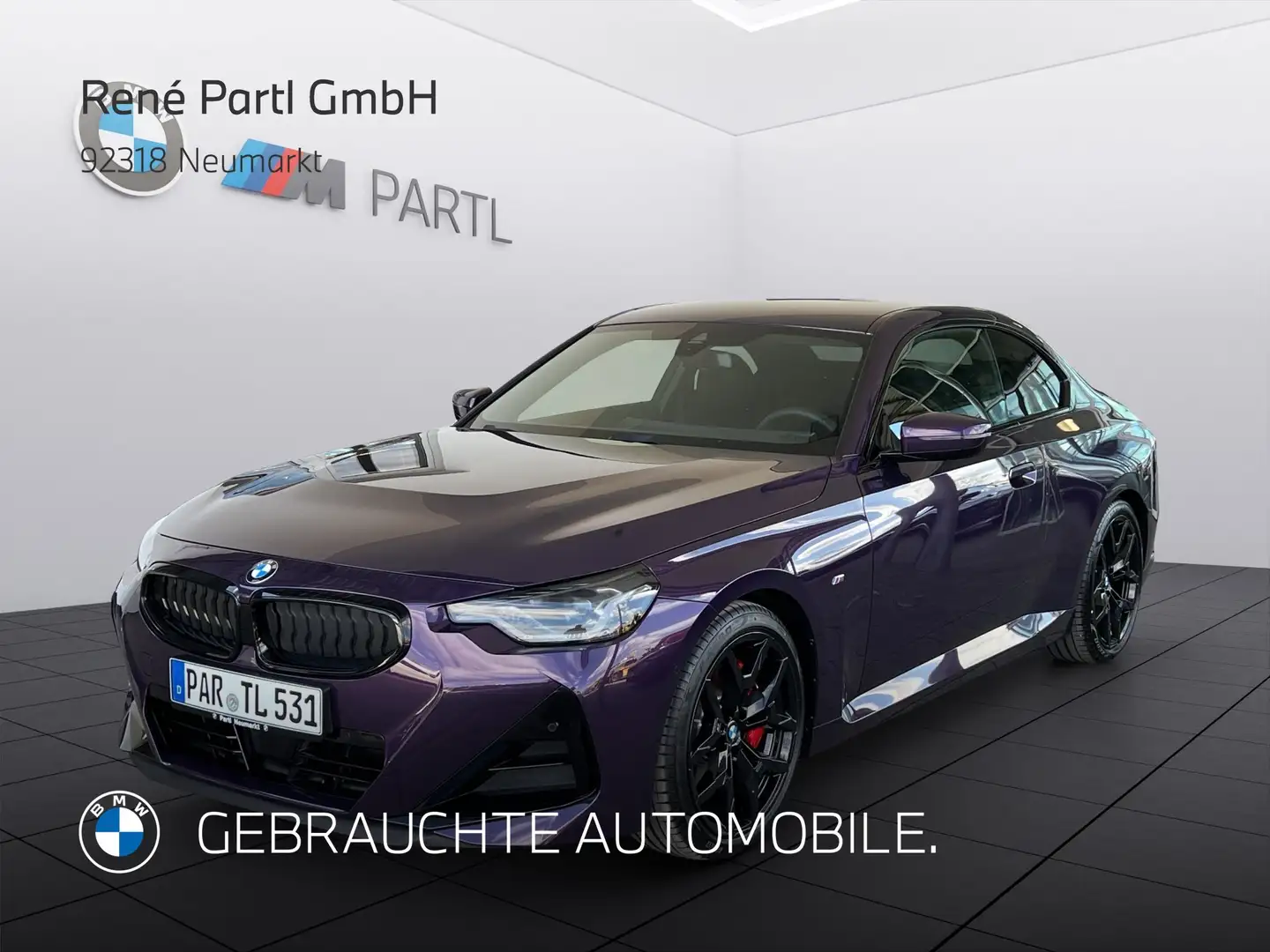 BMW 230 i Coupé Coupe M-Sport-Pro adapLED ACC RFK H/K Burdeos - 1
