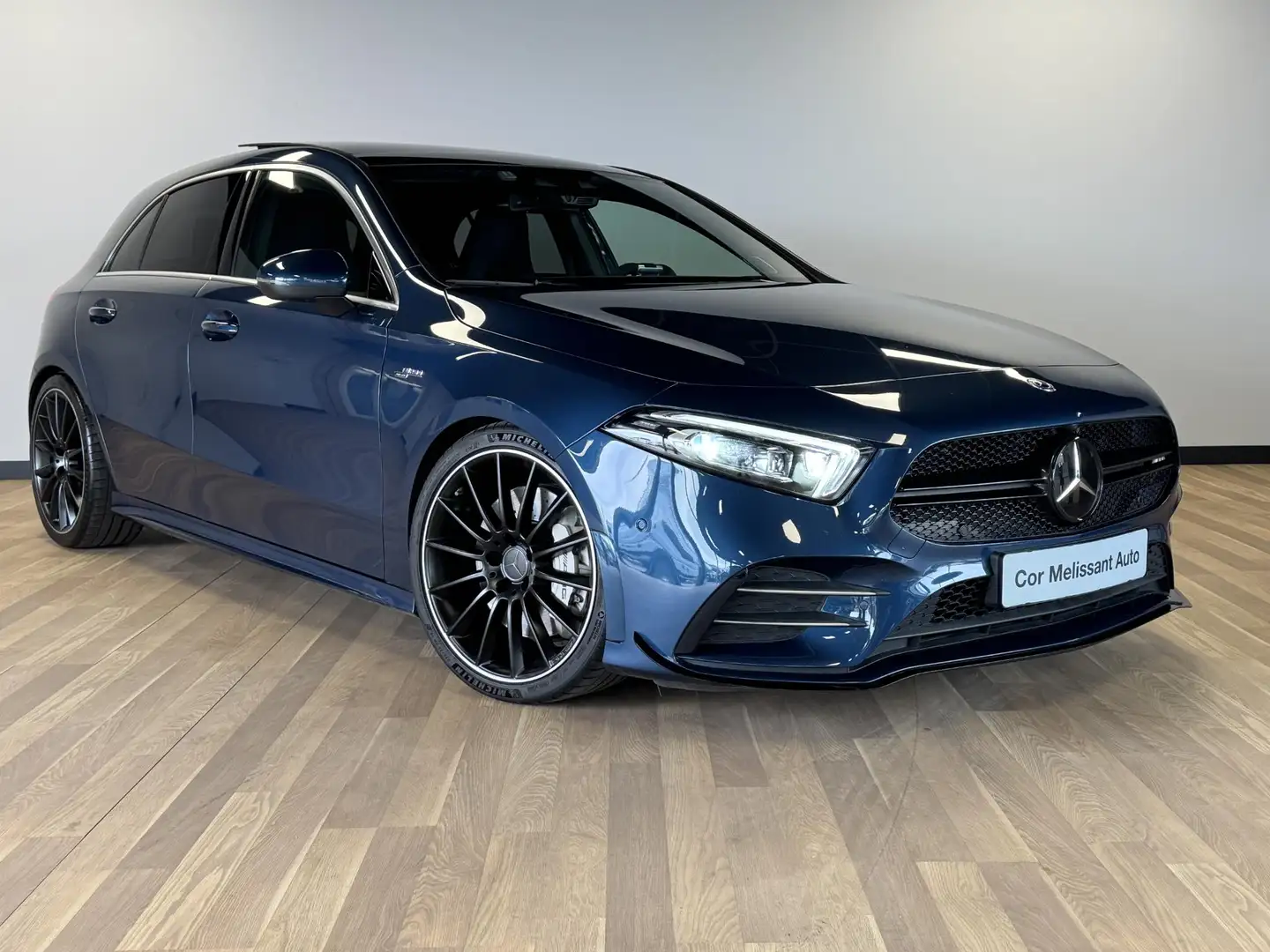 Mercedes-Benz A 35 AMG 4MATIC PANO | BURMESTER | SFEERVERLICHTING Modrá - 1