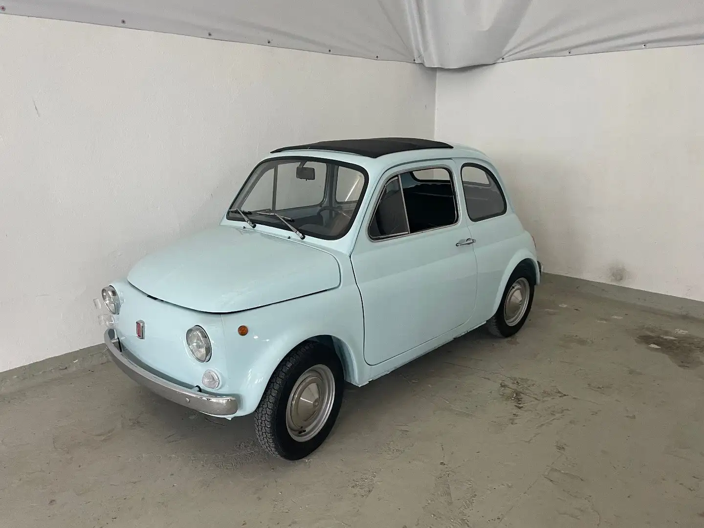 Fiat 500 F hellblau neu restauriert Blau - 1