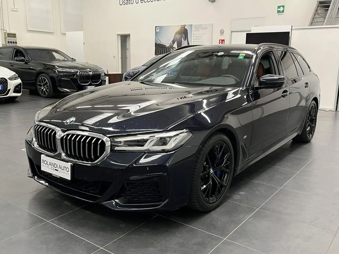 BMW 530 d Touring mhev 48V xdrive Msport auto Bleu - 1