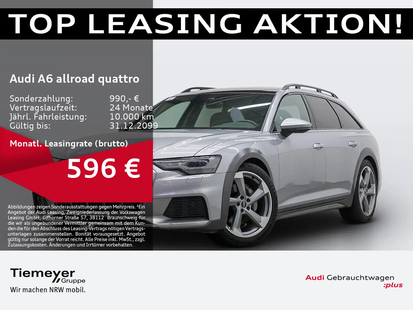Audi A6 allroad A6 Allroad 50 TDI Q NP92 PANO LM20 STHZG AHK Plateado - 1