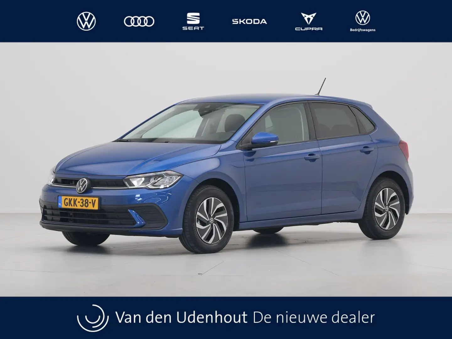 Volkswagen Polo 1.0 TSI 95pk DSG Life Edition Stoelverwarming Came Bleu - 1