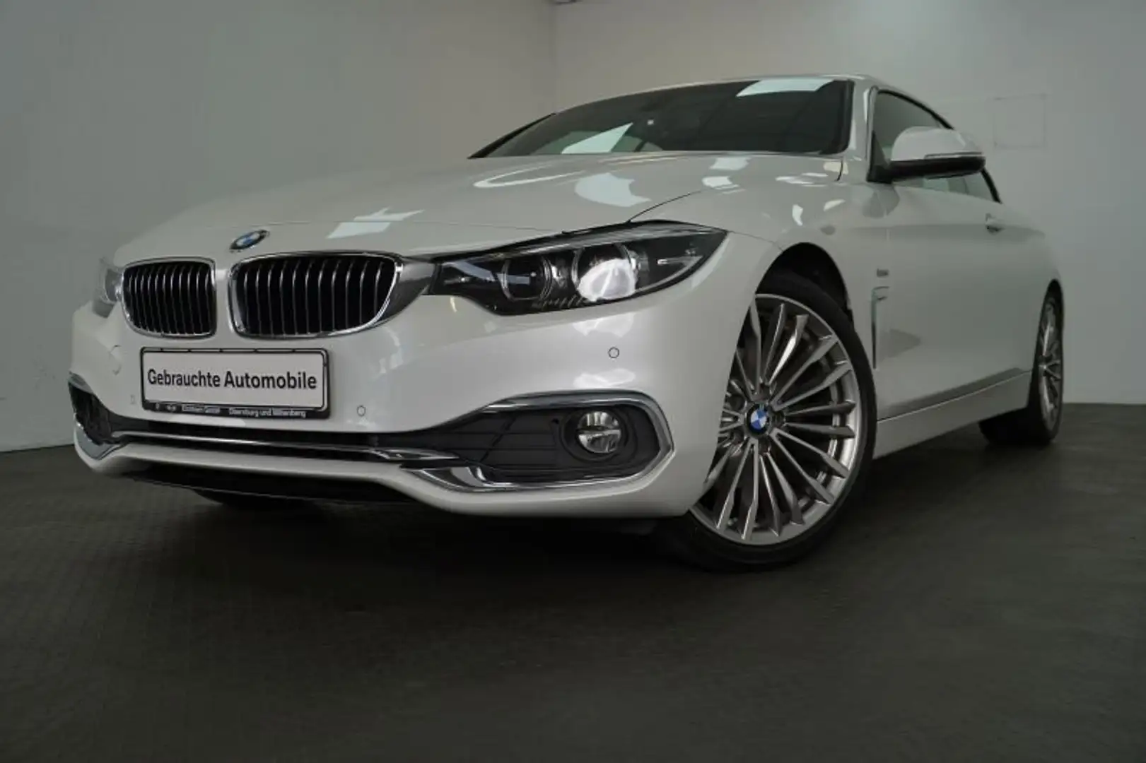 BMW 420 d Cabrio Luxury Line LEDER.H&K HiFi.SPORTSITZ Blanc - 2