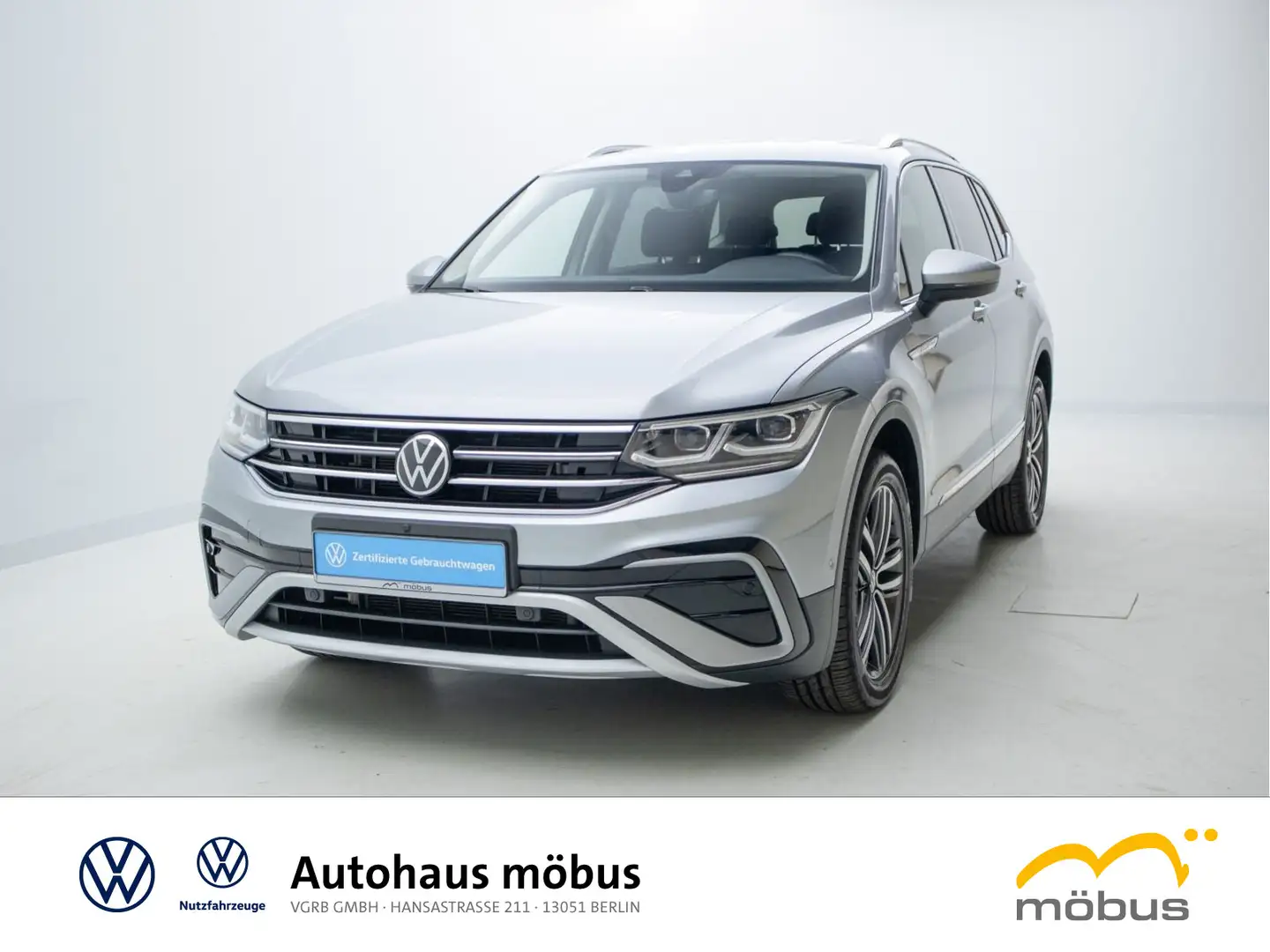Volkswagen Tiguan Allspace 2.0 TSI Elegance 4M DSG*STNDHZG* Silber - 2