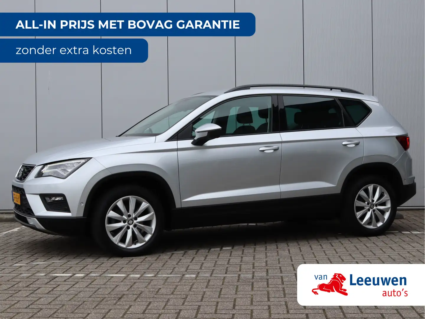 SEAT Ateca 1.5 TSI Style | Trekhaak | Parkeercamera | Verwarm Grijs - 1
