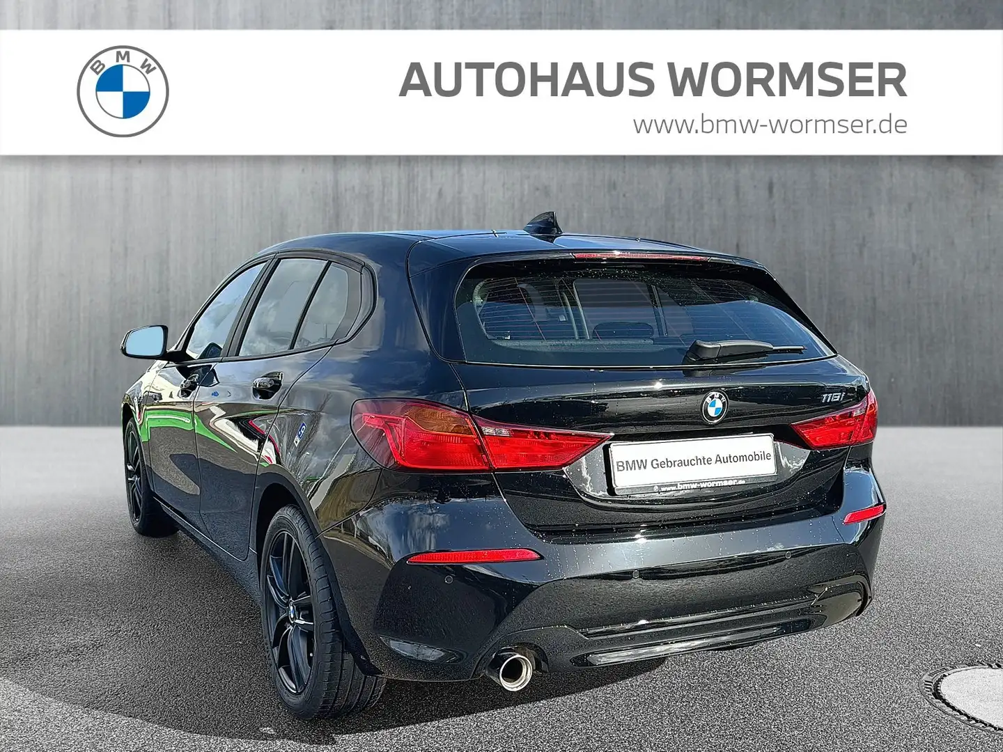 BMW 118 i Advantage HiFi DAB Tempomat Klimaaut. Shz Schwarz - 2