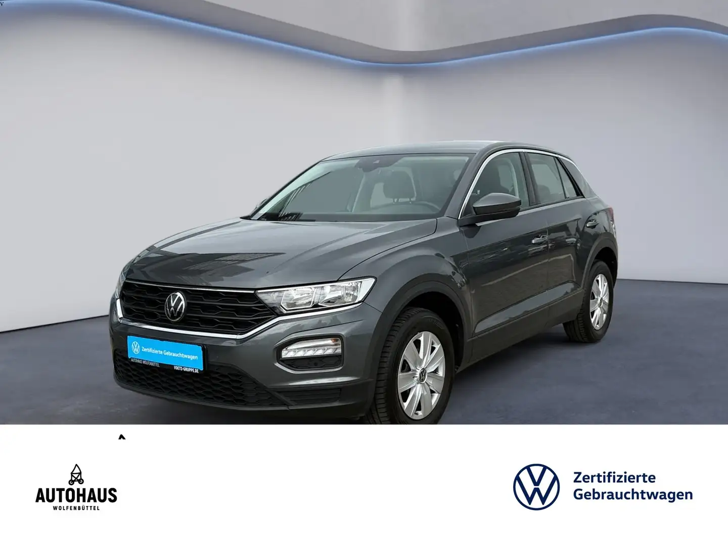 Volkswagen T-Roc Basis 1.0 TSI KLIMA PDC SHZ Grau - 1