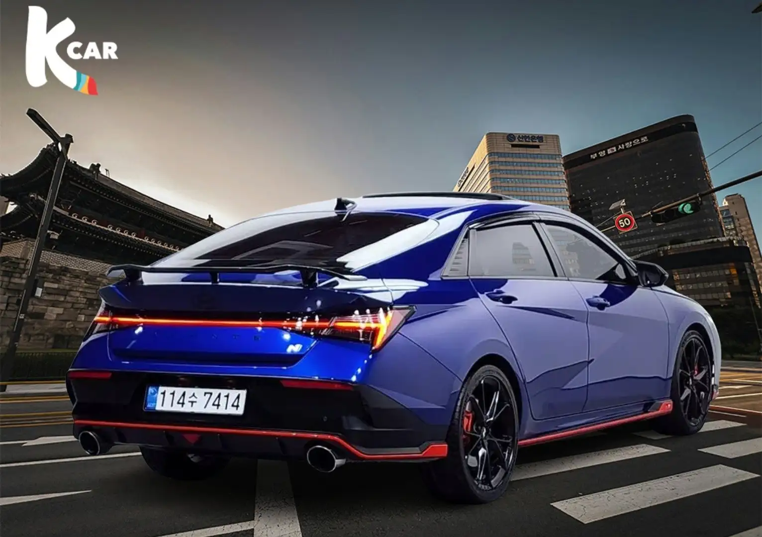 Hyundai ELANTRA N Performance 2.0 TGDI - Koreaimport Blau - 2