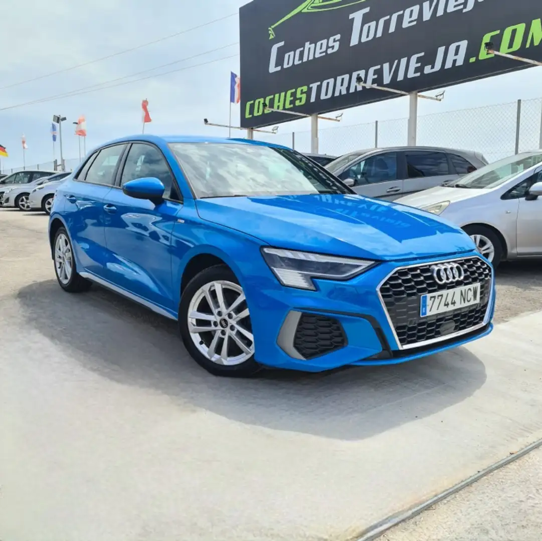 Audi A3 SB 45 TFSIe Competition Black line edition S troni Blu/Azzurro - 1