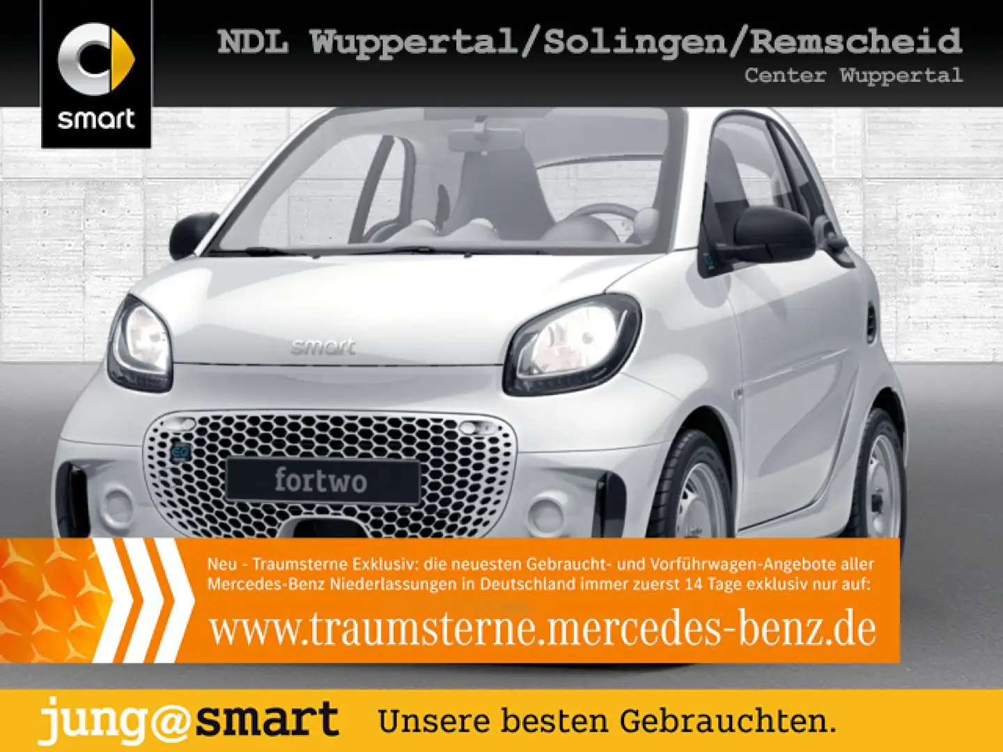smart forTwo EQ 60kWed cool&Audio SHZ Dig Radio Tempom Weiß - 1